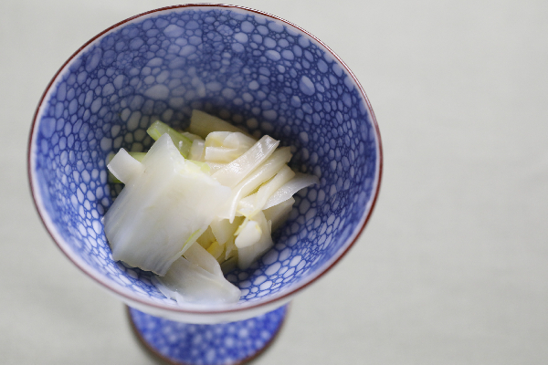 雪菜のふすべ漬け