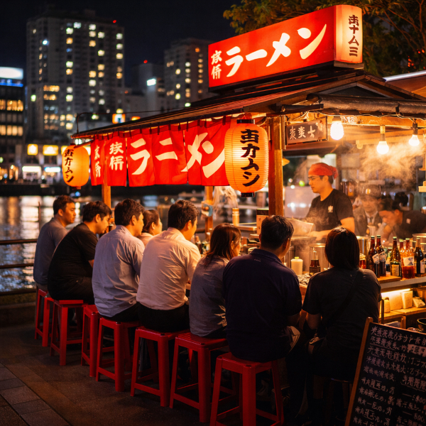 博多の屋台ラーメン