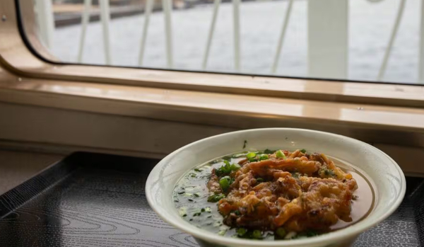 フェリーのうどん