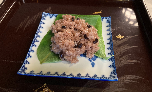 てんこ小豆の赤飯