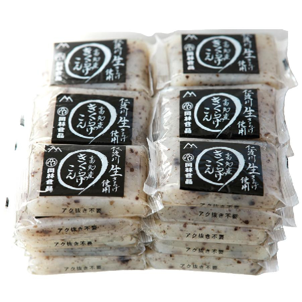 生きくらげ入り蒟蒻