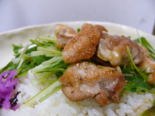 地鶏の炙り焼き（炭火焼き）