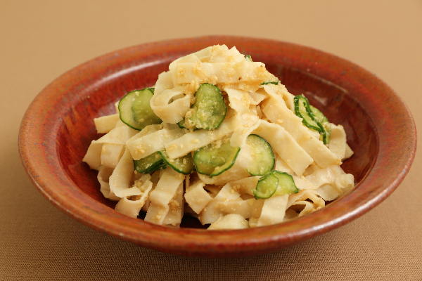 すだれ麩のごま酢和え