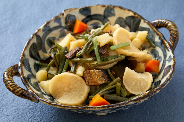 凍み大根のお田植えの煮物